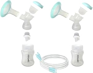 Zomee Breast Shield Kit Replacement Set (Double Pumping Set) Size 24mm