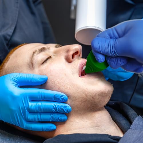 Image of OTICA Mouth Opener Dual-Use - For Emergency Anesthesia, Oral Therapy & Gutka Rehab | Spiral Jaw Stretcher with Easy-Grip Handle (Green)