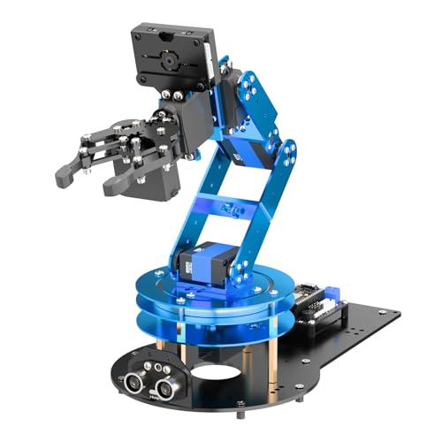 Robotic Arm for Arduino AI Vision & Voice Interaction 6DOF Serial Bus Servo Smart Robot Arm, STEM...