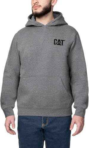 CAT Caterpillar Men's Trademark Hoodies with Embroidered Front Logo