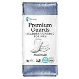 Because Premium Guards for Men – Discreet, Individually Wrapped Bladder Control Liners – Maximum...