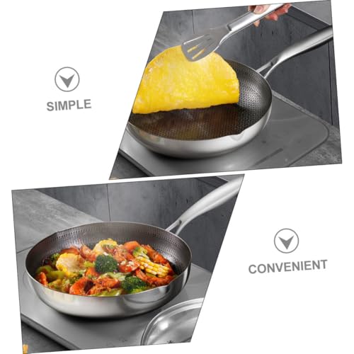 Poêle quotidienne argenté compatible plaque induction inox - 6