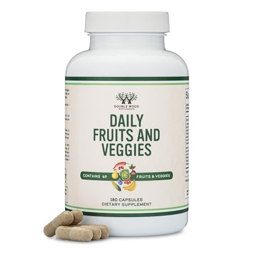 image for Double Wood Supplements Fruits and Veggies Supplement (Daily Blend of 