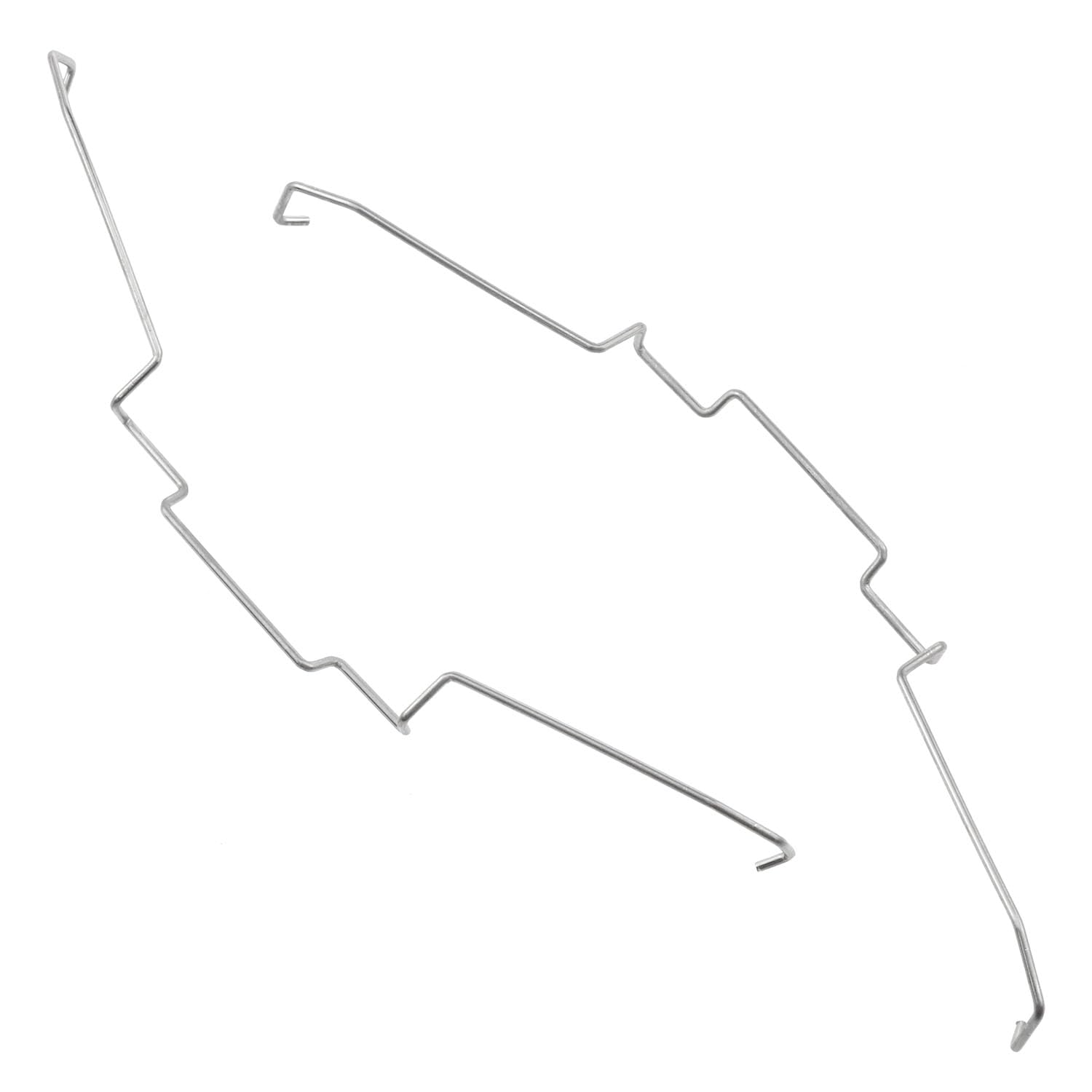 CPU-Kühlkörper-Lüfterschnallen, 12 Cm, Unterer Hakentyp (4 Stück) – Edelstahl, Für 12-cm-Lüfterbefestigung