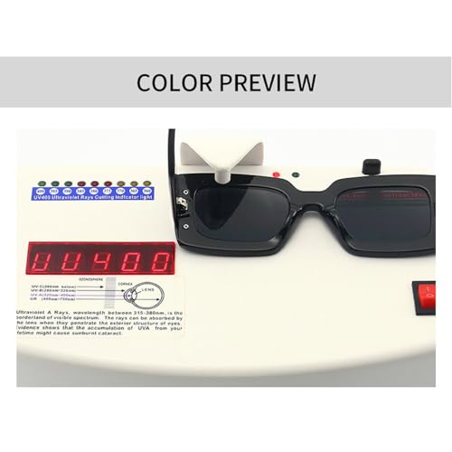 Image of Fashion Square Sunglasses For Women Men Rivet Decoration Luxury Ladies Sun Glasses UV400 Shades Lady Leopard Eyewear