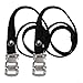 Adjustable Foot Strap for Exercise for Bike, Workout for Bike Toe Retention Straps with Metal Buckle, Nylon Replacement Pedal Strap for Fitness for Bike, 2-Pack
