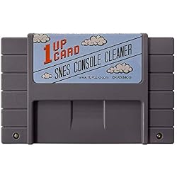 1UPcard Video Game Console Cleaner Compatible With North American Super Nintendo (SNES)
