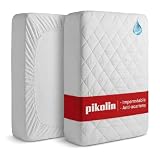 PIKOLIN Protège Matelas 90x190/200cm Imperméable Matelassé Anti Acariens