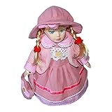 Material: Porzellan, Stoff chiwanji 30cm Porzellanpuppe Viktorianische Mädchenfiguren mit Holzständer Kinder Erwachsene