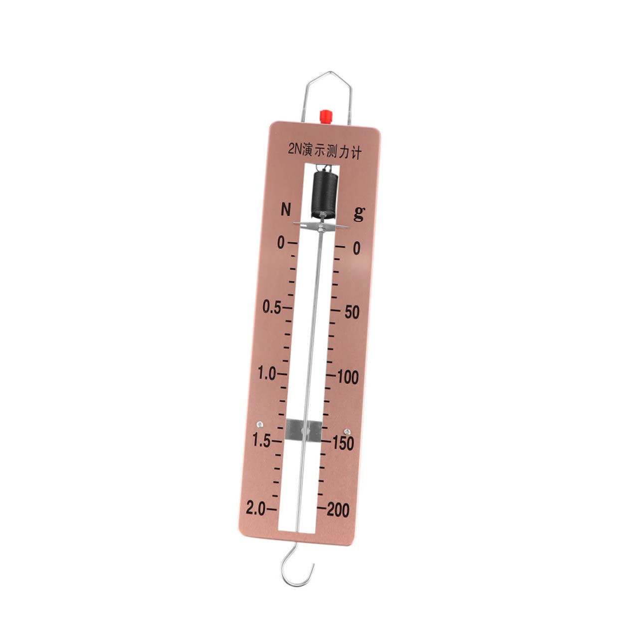 Spring Dynomometer Plastic Metal Laboratory Tool for Physics Experiments