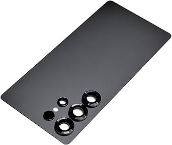 Galaxy S25 Ultra Back Cover Replacement SM-S938U Back Glass Door for Samsung Galaxy S25 Ultra 2025 6.9 Backplates Rear Housing Repair Part (Titanium Black)