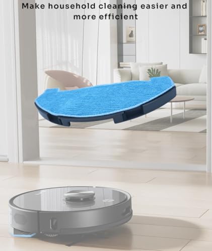 Image of AutoStory 4pcs Replacement Mop Pads for ILIFE Robot Vacuum Cleaner, Compatible for ILIFE V3x /A20 /T20S Polaris PVCR, 3600 /G2 0926W /G2 0726W /G2 1226 Robot Vacuum Cleaner