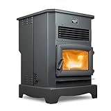 US Stove 3,000 Sq. Ft. Pellet Stove, WiFi, 170lb Hopper