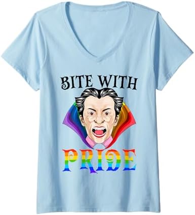 Bite With Pride Vampire Dracula Gay Pride LGBT Halloween