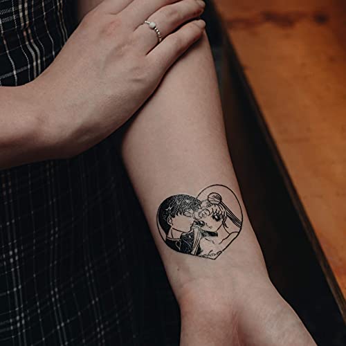 Novu Ink Pretty Guardians Cosplay Princess Kawaii Watercolor Temporary Tattoos Set Of 3 Designs #TOP7