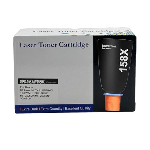 Image of GPS Colour Your Dreams 158X Compatible Toner Cartridge (W1580X) for HP Laserjet Tank Series, 5000 Pages Yield