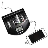 MaximalPower New Updated 2018 Model-Mark II- Universal Ultra Smart Charger for Li-ion Alkaline NiMh NiCd AA AAA C D 9V Battery Cell Charger