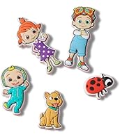 Crocs Jibbitz Cartoon Character Shoe Charms, CoComelon, 5 Pack