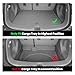 LASFIT Floor Mats & Cargo Liner for Chevrolet Chevy Bolt EUV 2022-2023 (Not EV), All Weather TPE Custom Fit Floor Mats for Car, Car Mats Full Set for Chevy Bolt EUV Accessories (Fit in Upper Position)