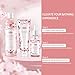 Beautifier Life Bath and Body Gift Set for Women - Luxurious Home Spa Gift Set,Japanese Cherry Blossom 7-Piece Set Including Shower Gel,Body Lotion,Bath Oil,Bath Salt,Soap,Bath Bombs and Candle