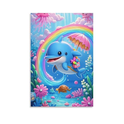 Cuadros decorativos de delfines para crear un ambiente relajante en tu dormitorio