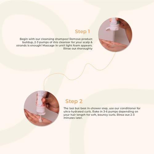 Fix My Curls Shampoo & Condition Bundle | To Cleanse, Clarify & Hydrate Curly, Dry & Wavy Hair | Sulphate & Silicone Free|Anti-Dandruff | 100ml each - Image 4 thumbnail