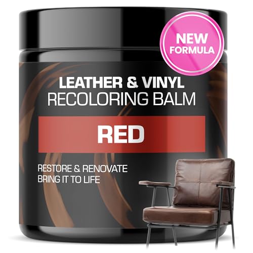 Image of FORTIVO Leather Recoloring Balm, Color Restorer, Scratch Remover, Couch Paint and Repair, Leather Balm for Couches