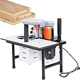 ★ 【MULTIFUNCIÓN】: Esta máquina encoladora de bordes para carpintería tiene tecnología avanzada y es más adecuada para encoladoras de bordes de diferentes formas. Se puede utilizar para sellado de curvas laterales, arcos, formas especiales y bordes rectos. Se calienta rápidamente, tiene una alta eficiencia de trabajo y un funcionamiento estable.