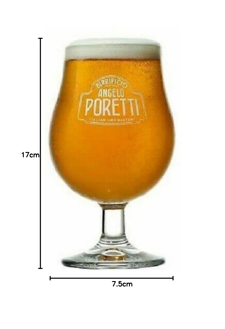Laurie's Pub Bicchieri Da Birra Bass Ale - Set Da 2 | Pinta 568 Ml Con Logo Triangolo Rosso | Vetro Di Qualità Per Pub A Casa