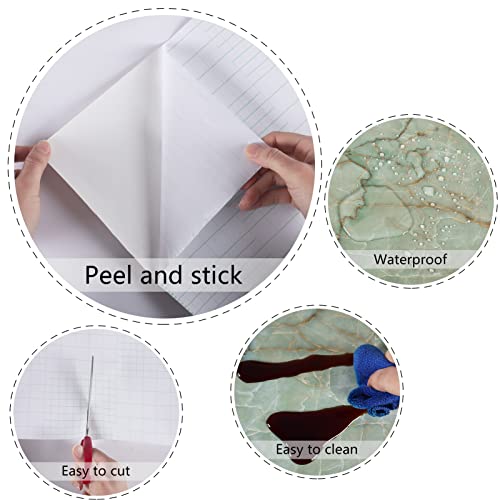 Likiliki GREEN MARBLE CONTACT PAPER For Countertops Waterproof Granite Marble Peel And Stick Wallpaper Decorative Contact Paper Vinyl thumb #7