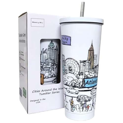 Beary Blu Cities Around the World Tumbler
