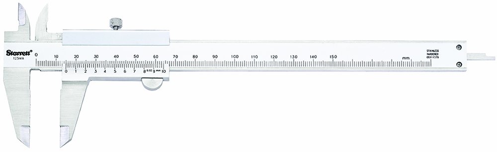 Starrett 125MA-150 Vernier suwmiarka, zakres 150 mm, 02 mm