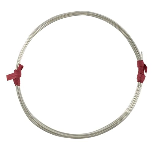 Sterling Silver Round Wire 18 Gauge Dead Soft (Sold by The Foot)