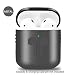 Produktbild Metallische Airpods Schutzhülle Hülle 2019 Neuestes AirPods Hülle Kompatibel mit Apple Airpods 1 & 2 Kabelloses Ladecase-Version Zubehör-Kits (Für Kabelloses Ladecase-Version, Dunkelgrau)