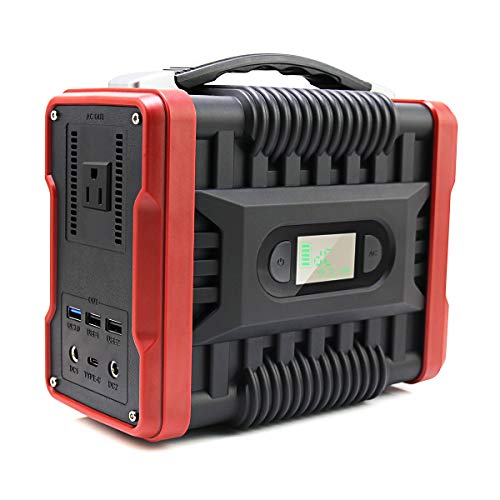 UKing 222Wh/60000mAh Almacenamiento Suministro de Energía, Portátil Generador de Camping 220W Salida...