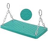 Swing Seat-Heavy Duty Non Slip Tree Swing Set Playground Swing Set Accessories for Kid Indoor Outdoor Birthday Gift Backyard,Green