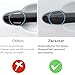 Zacxoxsr No Adhesive Snap-on Car Door Handle Cover Protector Compatible for Toyota 2019 2020 2021 2022 2023 2024 2025 Rav4 2020~2026 Highlander 2023 2024 Crown Accessories (1. Glossy Black)