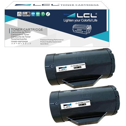 Image of LCL Toner Cartridge H815dw S2815dn S2810dn 593-BBMH 593-BBMF 47GMH KNRMF 593-BBMM (2 Black) Replacement for Dell H815dw S2810dn S2815dn