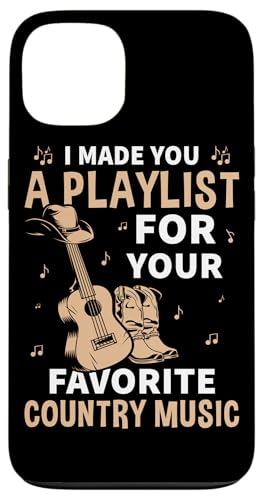 Je t'ai fait une playlist Country Music Design Coque pour iPhone 13