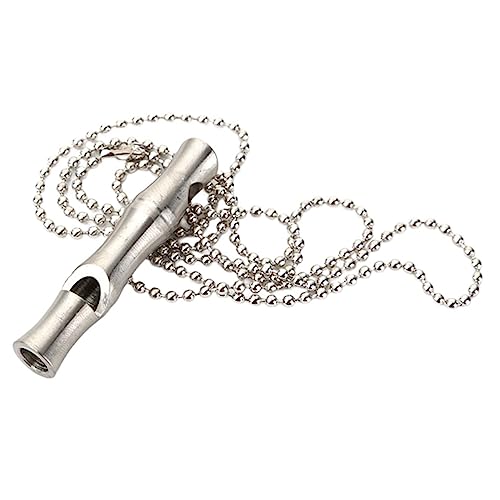 Toddmomy Dog Training Whistle Stainless Steel Sound Pet Whistle for Dog Training and Outdoor Activities