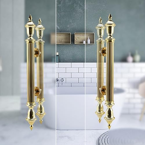 Manillas Puertas Interior Doradas con Pestillo Marca Generic