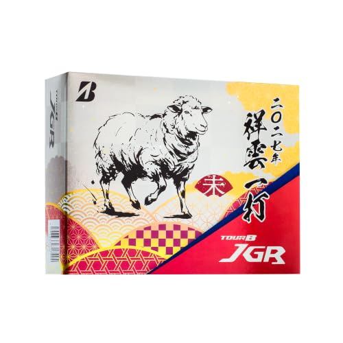 ブリヂストン BRIDGESTONE GOLF TOUR B JGR 2027年干支ボール [パールホワイト]
