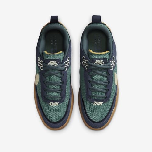 Nike SB Day One Big Kids' Skate Shoes (FN4210-401, Thunder Blue/Vintage Green/Gum Light Brown) Size 54