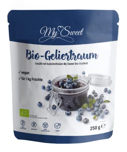 MySweet Bio-Geliertraum für 1 kg Früchte, gesüßt mit kalorienfreiem...