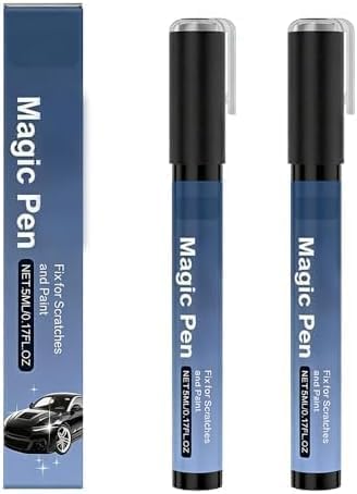 Magic Car Scratch Remover Pen, 2026 New Car Paint Repair Pen, Portable Auto Scratch Remover for Garage and Home Use, Universal Car Touch Up Pen for Drivers (2pcs)