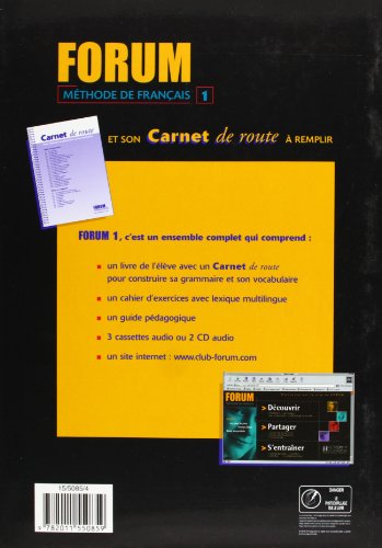 FORUM 1 - LIVRE DE L'ELEVE: Livre de l'eleve 1 (avec carnet de route): Vol. 1