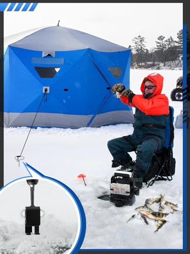 image for MADHOLLY Universal Ice Anchor Tool- Ice Anchor Power Drill Adapter Ice