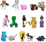 Milygobam 16pcs Cake Topper,Birthday Cake Toppers,Action Figures Cake Toppers,Cake Topper Cupcake Toppers for Game Fans,Birthday Party Cake Cupcake Decorations