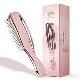 【艶めく髪を育む設計】ヘアブラシ レディース くし 静電気防止 ブラシ ウェットブラシ サラサラ スカルプブラシ 頭皮マッサージ ヘアケアブラシ 乾湿両用 絡まない 美髪ケア 縮れ予防 ブロードライコーム 持ち運び便利 髪質改善 メンズ兼用 ギフト/誕生日/母の日/父の日 プレゼント