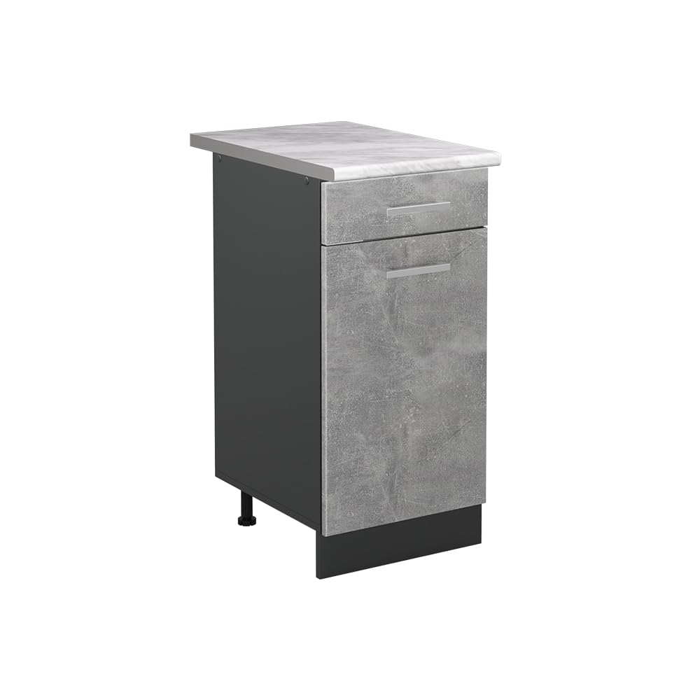 Vicco Szafki kuchenne "R-Line", Beton/Antracyt 40 cm